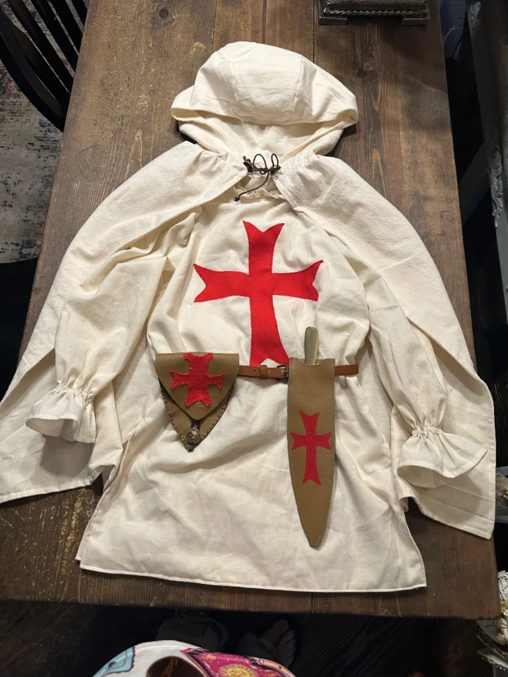 Boys Size 6-7 Knights Templar Crusader Costume